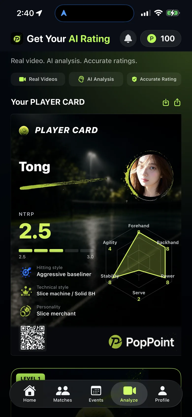 PopPoint AI video analysis